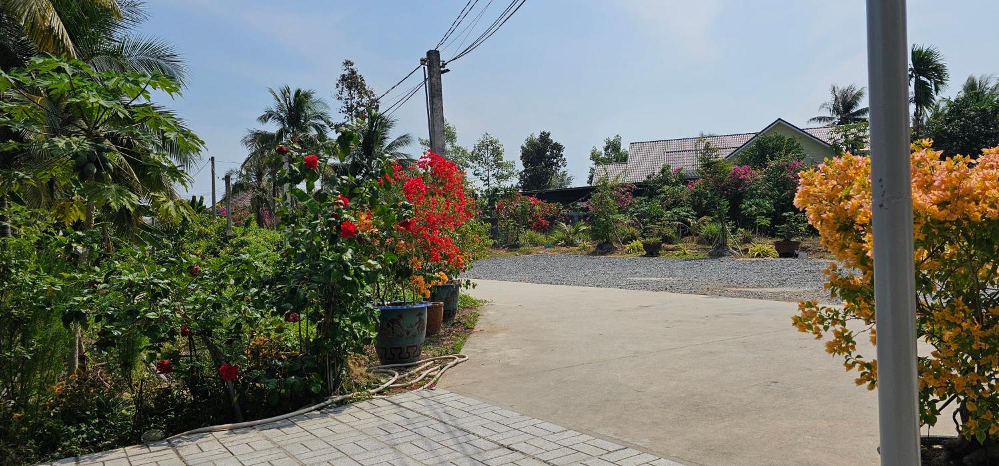 Nha Nghi Truc May Ben Tre Exteriör bild